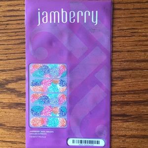 Jamberry Nail Wraps, Punchy Puff, Adult Sized